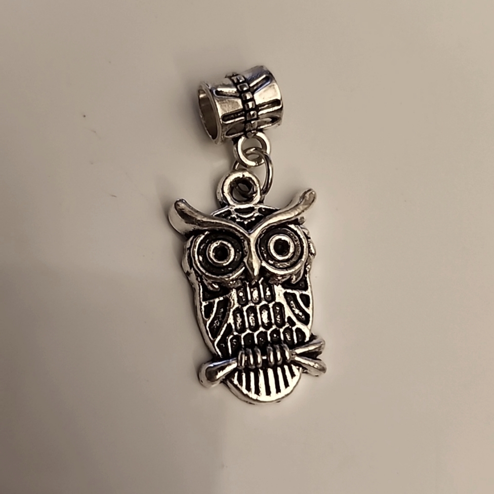 OWL  16 Charm for European Style Bracelets Fits Pandora Systems